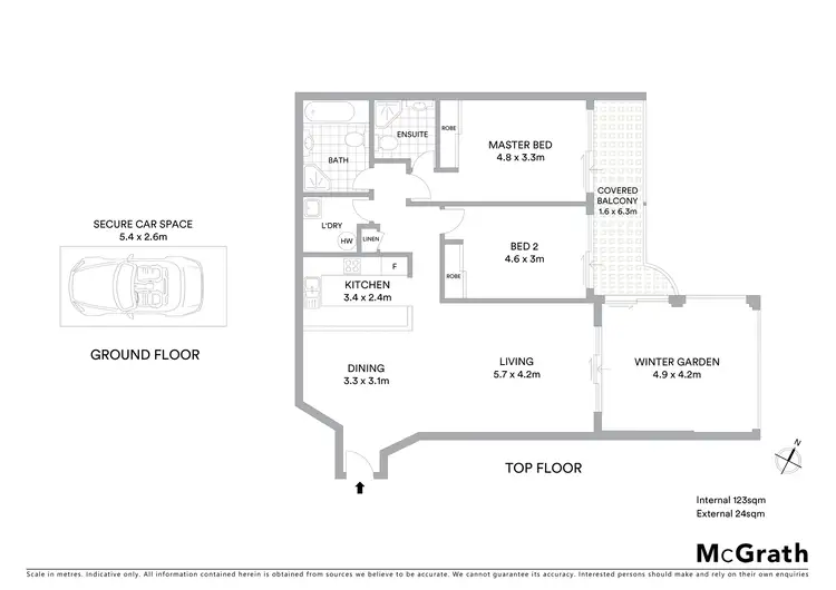 Floorplan of Homely apartment listing, 63/39 Gibbons Street, Redfern NSW 2016