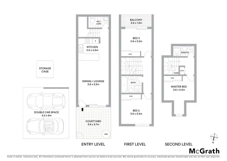 Floorplan of Homely townhouse listing, 1/146 Alma Road, Padstow NSW 2211