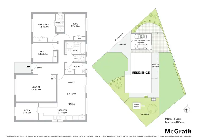 Floorplan of Homely house listing, 8 Curnow Place, Chisholm ACT 2905