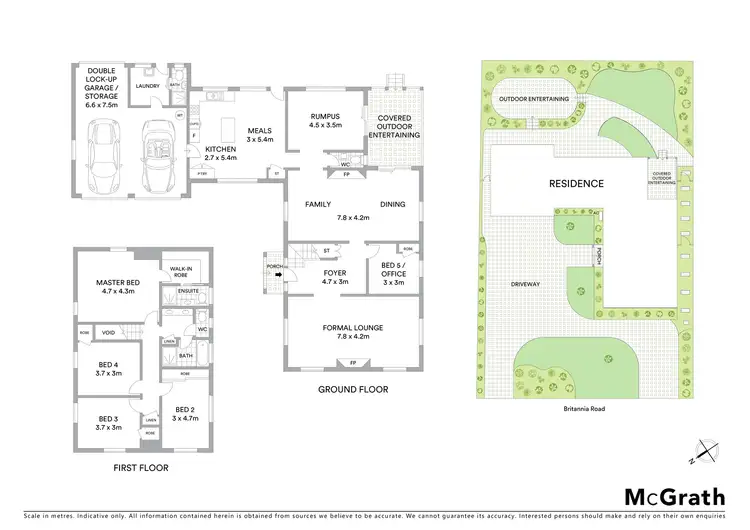 Floorplan of Homely house listing, 18 Britannia Road, Castle Hill NSW 2154