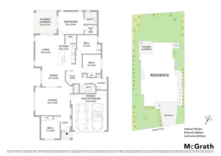 Floorplan of Homely house listing, 5 Dunbar Court, Cooroy QLD 4563