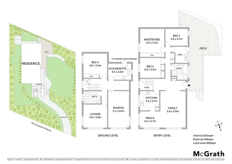 Floorplan of Homely house listing, 52 The Comenarra Parkway, Turramurra NSW 2074