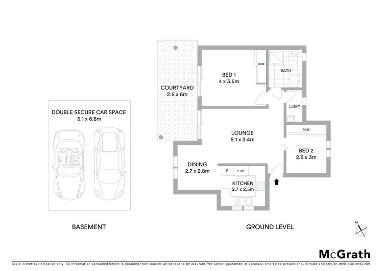 Floorplan of Homely apartment listing, 13/335 Blaxland Road, Ryde NSW 2112