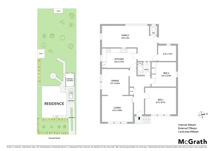 Floorplan of Homely house listing, 5 Elwood Street, Notting Hill VIC 3168