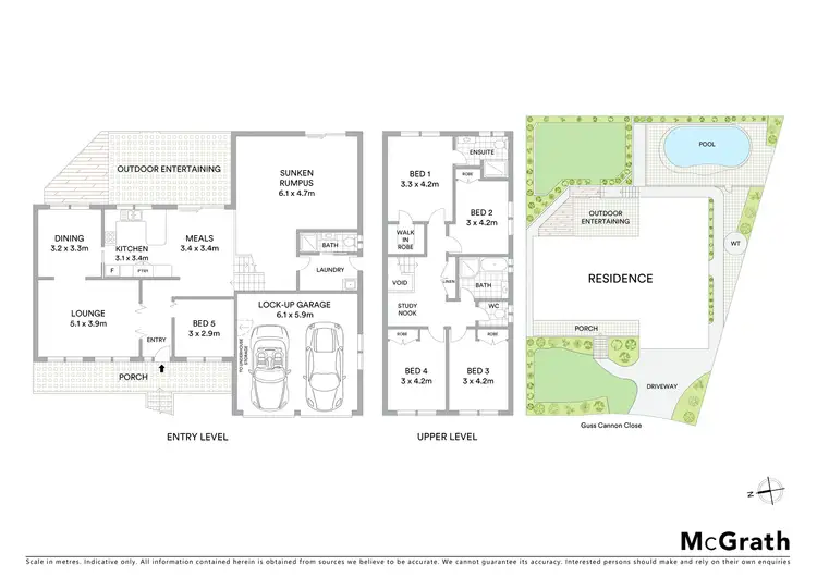 Floorplan of Homely house listing, 6 Guss Cannon Close, Green Point NSW 2251