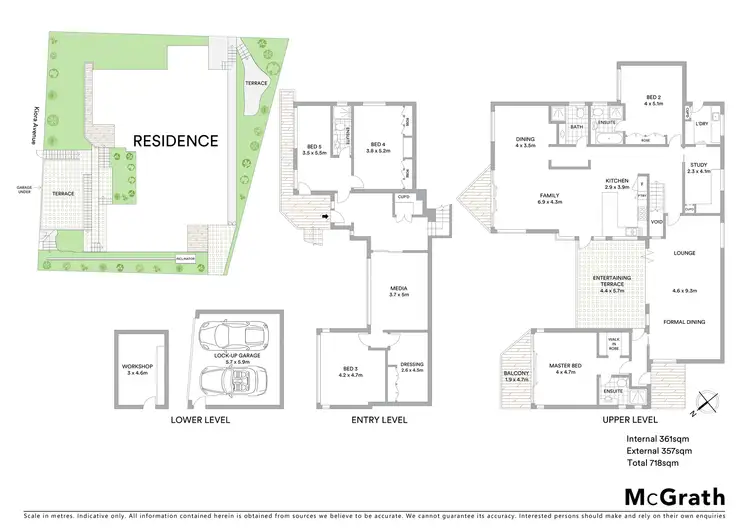 Floorplan of Homely house listing, 18 Kiora Avenue, Mosman NSW 2088