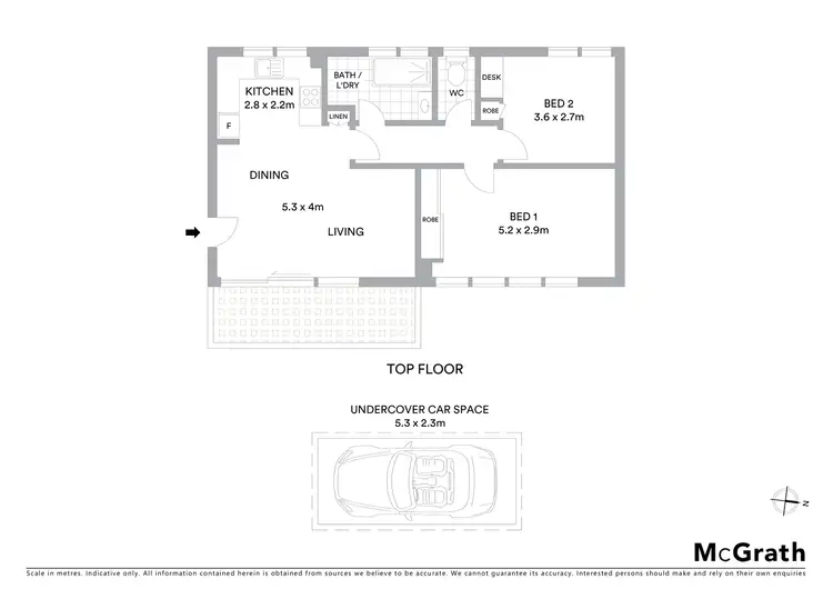 Floorplan of Homely apartment listing, 11/19 Rosalind Street, Cammeray NSW 2062