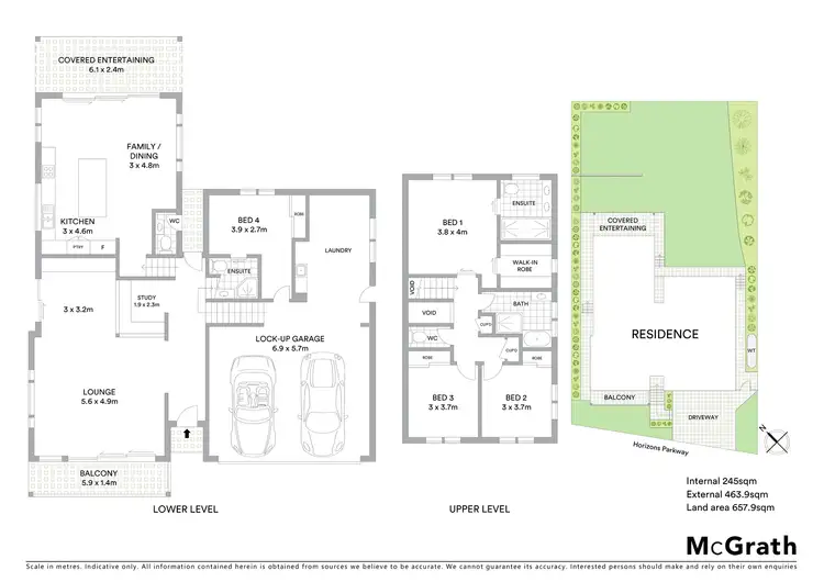 Floorplan of Homely house listing, 4 Horizons Parkway, Port Macquarie NSW 2444