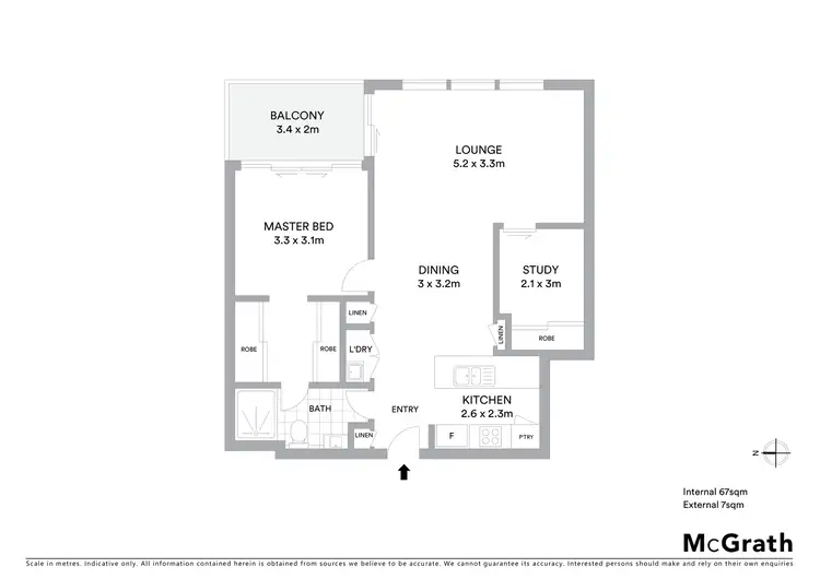 Floorplan of Homely apartment listing, 409/104 Northbourne Avenue, Braddon ACT 2612