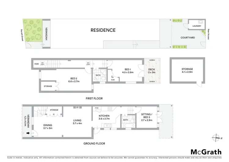 Floorplan of Homely house listing, 14 Perrett Street, Rozelle NSW 2039