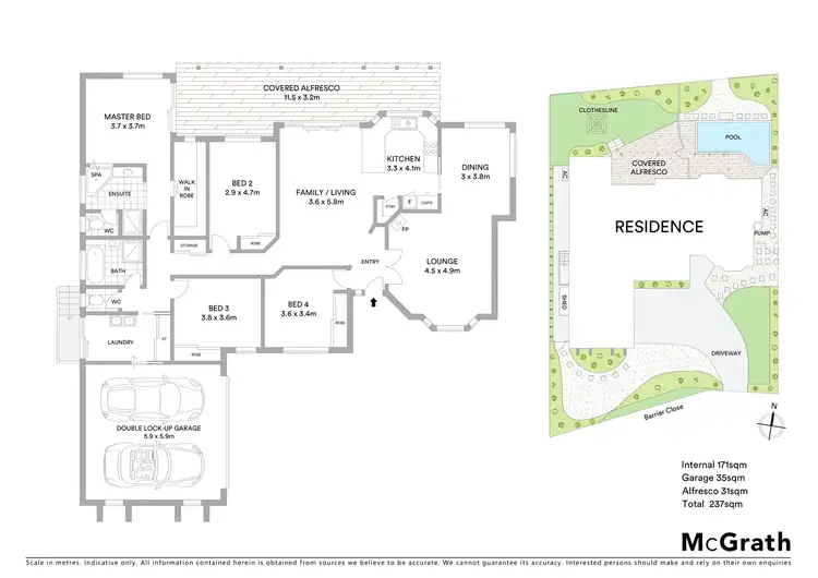 Floorplan of Homely house listing, 13 Barrier Close, Buderim QLD 4556