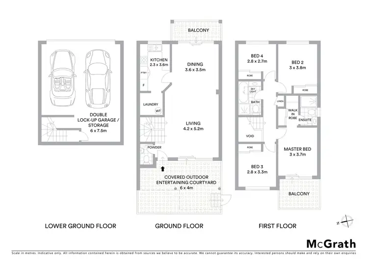 Floorplan of Homely townhouse listing, 15/1 Cottee Drive, Epping NSW 2121