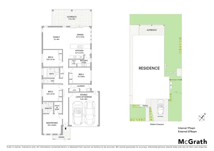 Floorplan of Homely house listing, 32 Watkin Crescent, Marsden Park NSW 2765