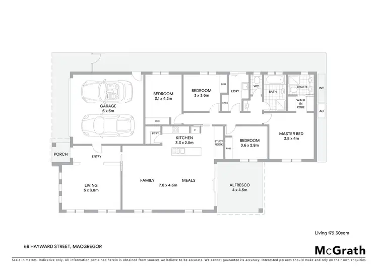 Floorplan of Homely house listing, 6B Hayward Street, Macgregor ACT 2615