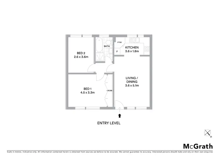 Floorplan of Homely apartment listing, 2/36 Nicholson Parade, Cronulla NSW 2230