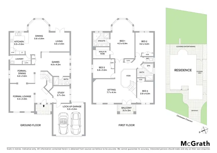 Floorplan of Homely house listing, 11 Chickasaw Crescent, Greenfield Park NSW 2176