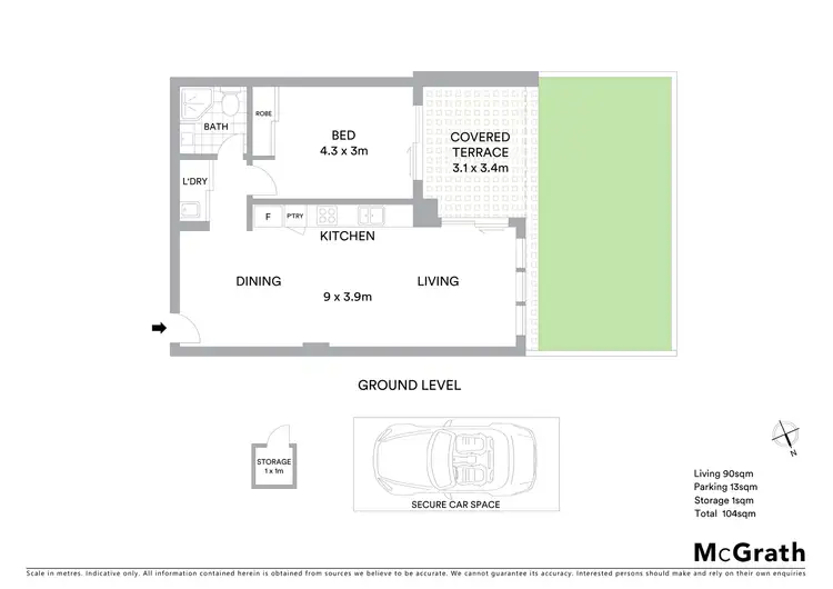Floorplan of Homely apartment listing, 15/5 Lamond Drive, Turramurra NSW 2074