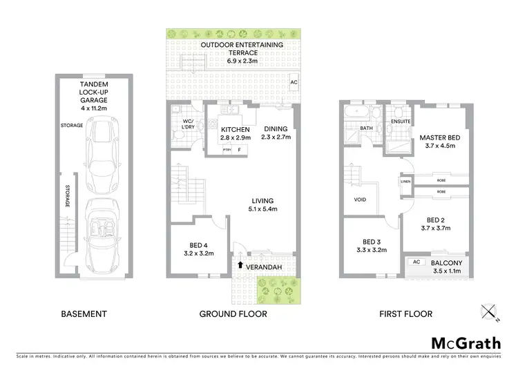 Floorplan of Homely townhouse listing, 6/49 Frederick Street, Campsie NSW 2194