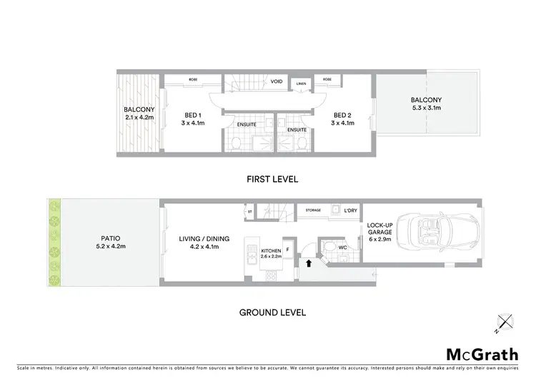 Floorplan of Homely townhouse listing, 104/123 Barrack Road, Murarrie QLD 4172