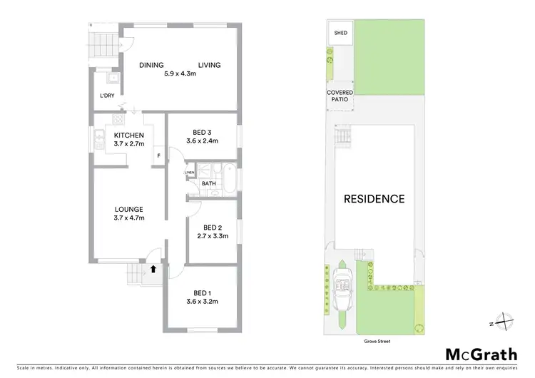 Floorplan of Homely house listing, 64 Grove Street, Earlwood NSW 2206