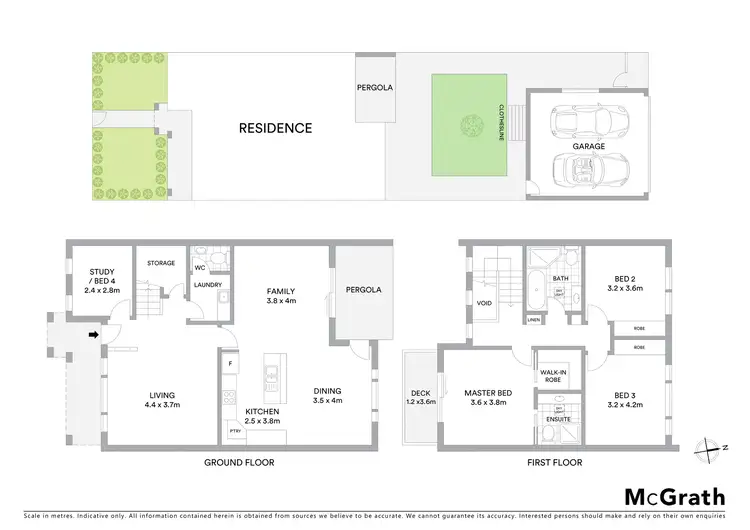Floorplan of Homely townhouse listing, 4 Tuffin Lane, Gungahlin ACT 2912