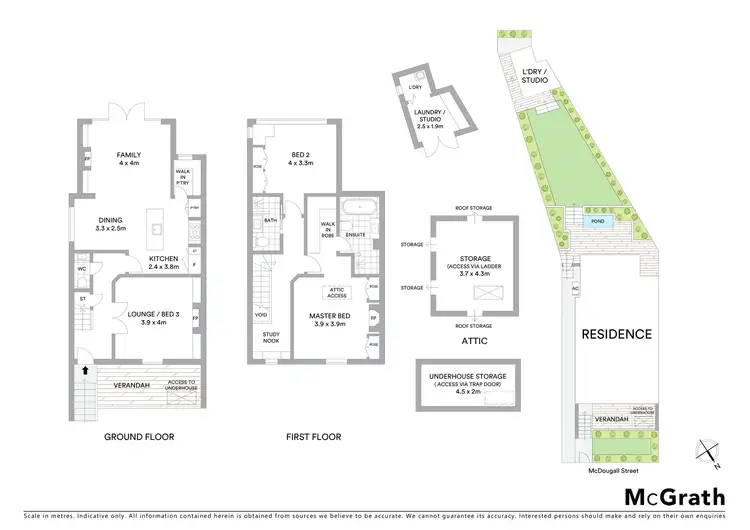 Floorplan of Homely house listing, 23 McDougall Street, Kirribilli NSW 2061