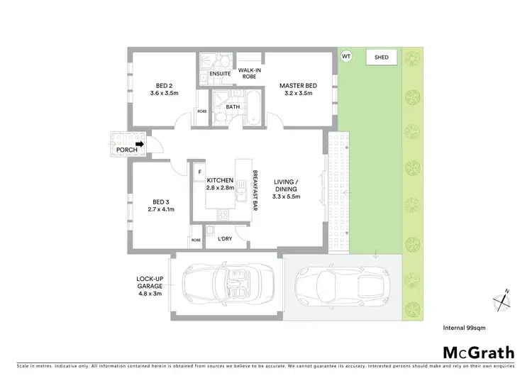 Floorplan of Homely villa listing, 2/40 Clarke Street, West Ryde NSW 2114