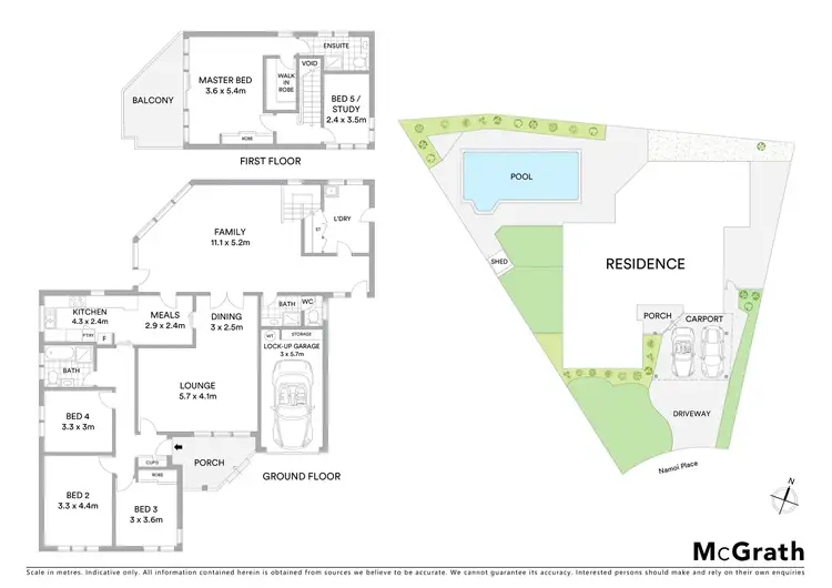 Floorplan of Homely house listing, 1 Namoi Place, Sylvania Waters NSW 2224