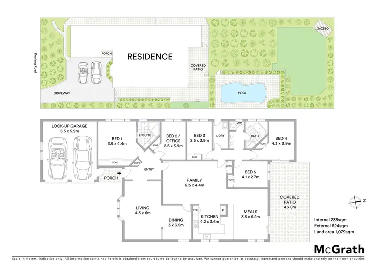 Floorplan of Homely house listing, 83 Koolang Road, Green Point NSW 2251