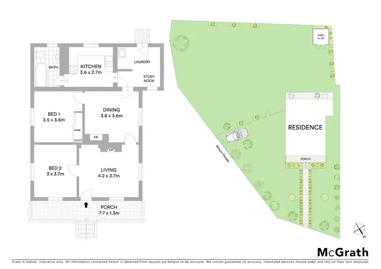 Floorplan of Homely house listing, 1 Wilson Parade, Heathcote NSW 2233