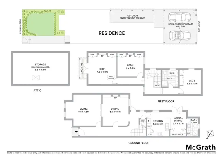Floorplan of Homely house listing, 208 Glebe Point Road, Glebe NSW 2037