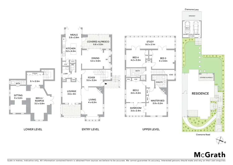 Floorplan of Homely house listing, 42 Cremorne Road, Cremorne Point NSW 2090