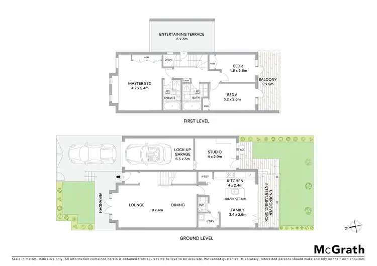 Floorplan of Homely house listing, 120C Holt Avenue, Mosman NSW 2088