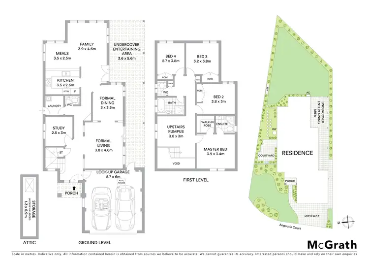Floorplan of Homely house listing, 4 Angourie Court, Dural NSW 2158