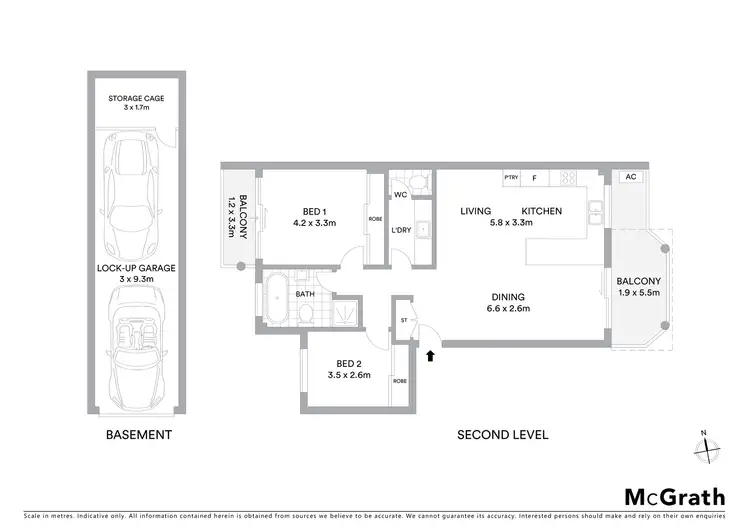 Floorplan of Homely unit listing, 18/35 Judd Street, Cronulla NSW 2230