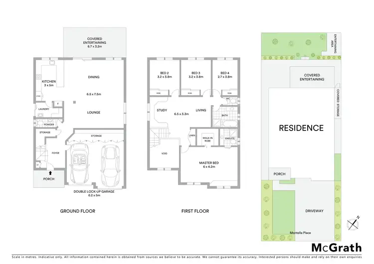 Floorplan of Homely house listing, 14 Montella Place, Prestons NSW 2170