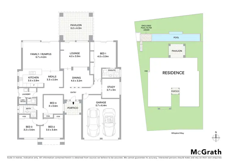Floorplan of Homely house listing, 7 Whipbird Way, Belmont NSW 2280