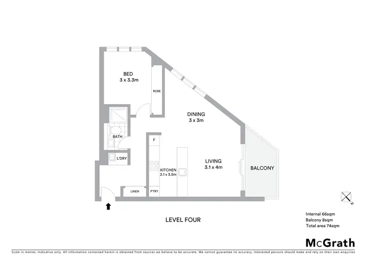 Floorplan of Homely apartment listing, 61/1 Anthony Rolfe Avenue, Gungahlin ACT 2912
