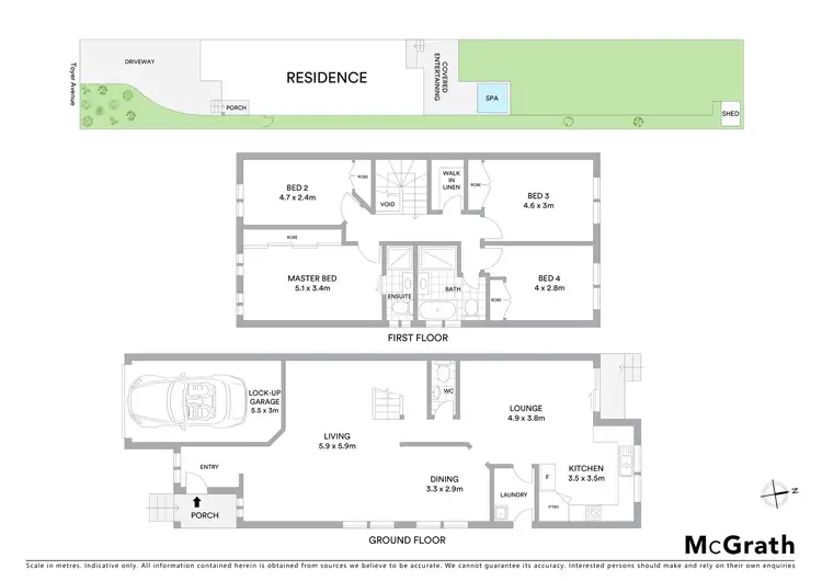 Floorplan of Homely house listing, 14A Toyer Avenue, Sans Souci NSW 2219