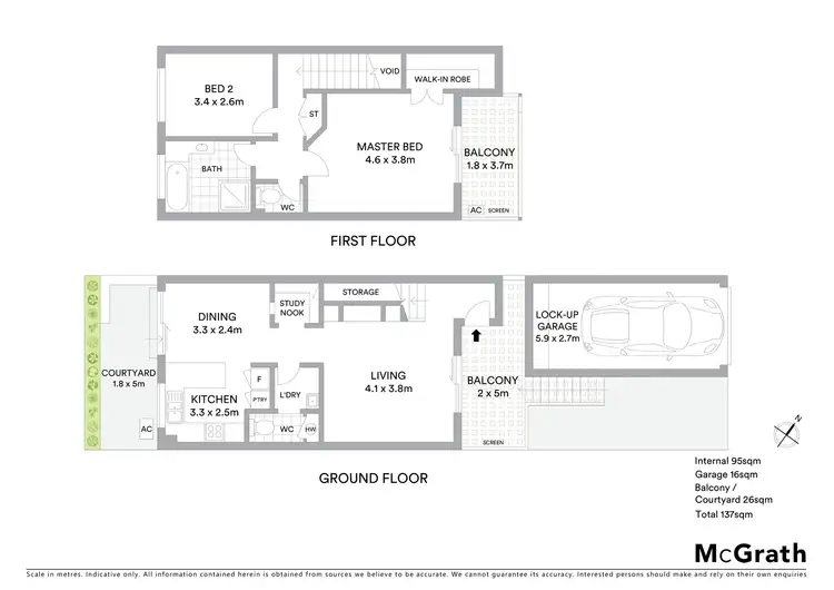 Floorplan of Homely unit listing, 4/13 Ballinger Court, Buderim QLD 4556