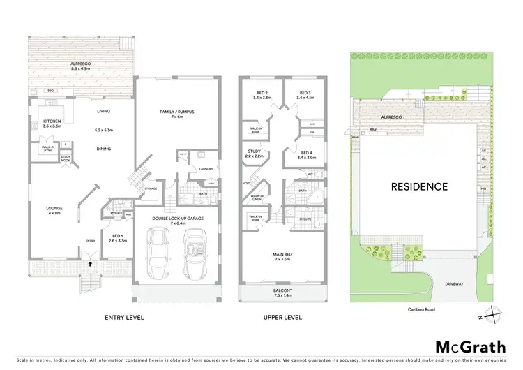 Floorplan of Homely house listing, 8 Caribou Road, Cameron Park NSW 2285