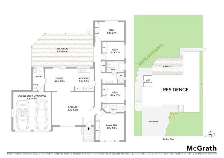 Floorplan of Homely house listing, 10 Caribou Road, Cameron Park NSW 2285