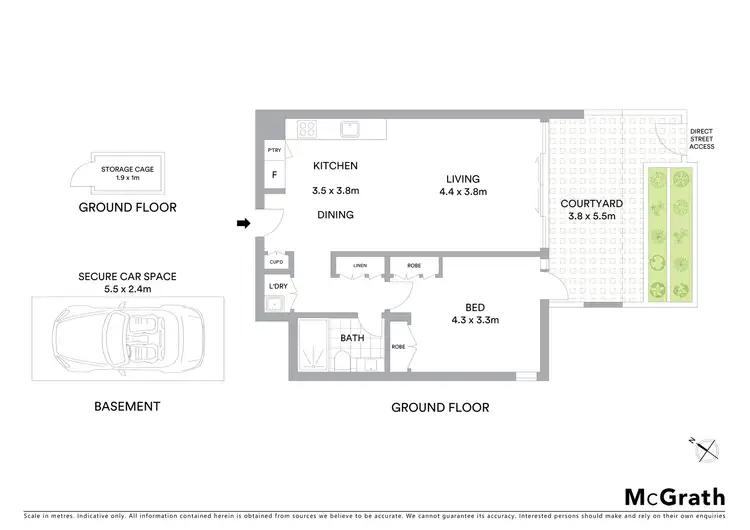 Floorplan of Homely apartment listing, 86a Wigram Road, Forest Lodge NSW 2037