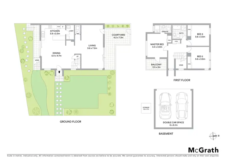 Floorplan of Homely townhouse listing, 8/11 Madeira Street, Sylvania NSW 2224