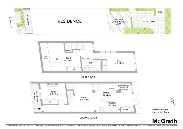 Floorplan of Homely house listing, 11 Crescent Street, Rozelle NSW 2039