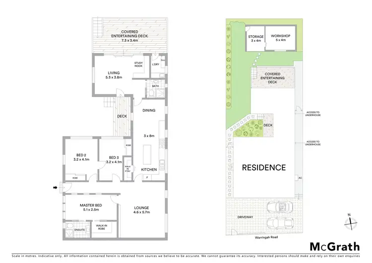 Floorplan of Homely house listing, 82 Warringah Road, Narraweena NSW 2099