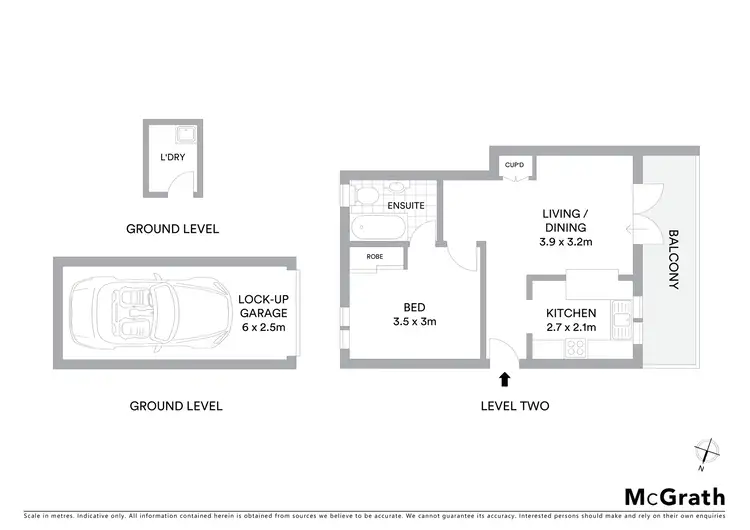 Floorplan of Homely apartment listing, 8/9 Devitt Place, Hillsdale NSW 2036