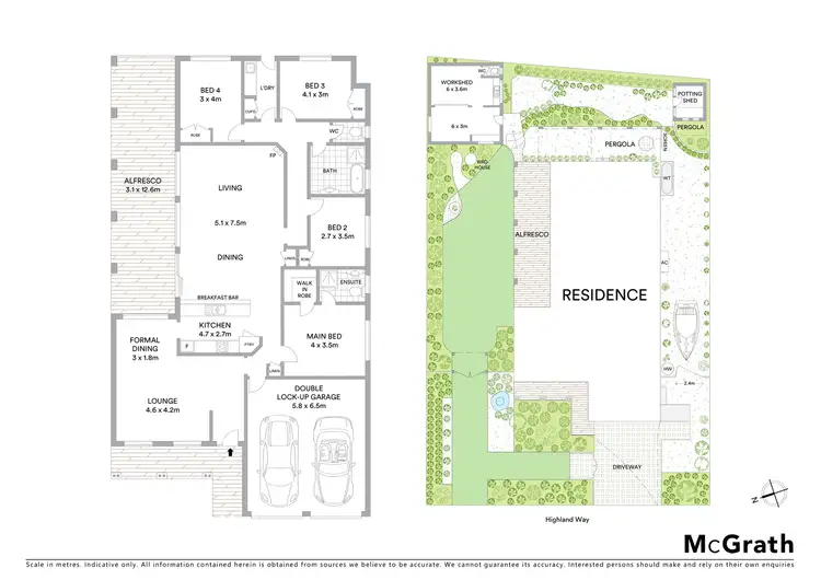 Floorplan of Homely house listing, 24 Highland Way, Bolwarra Heights NSW 2320
