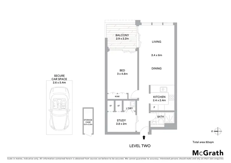 Floorplan of Homely apartment listing, 211/48 Harbour Street, Mosman NSW 2088