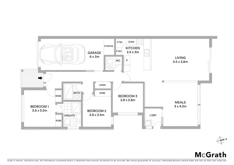 Floorplan of Homely house listing, 6 Marou Place, Ngunnawal ACT 2913